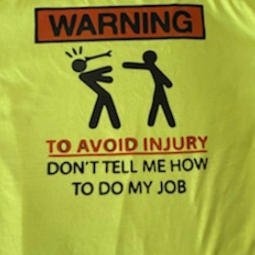 Hi viz graphic work shirt